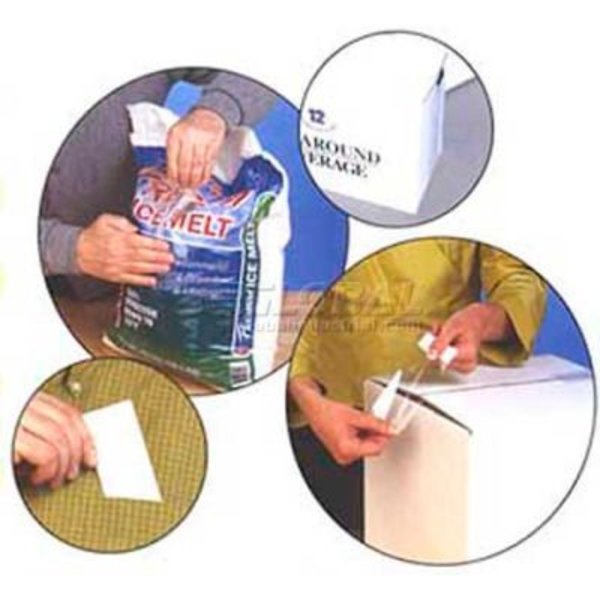 Decker Tape Products Pocket Tape Pads, 2"W x 6"L 3.1 Mil Clear 1570-CL-2X6